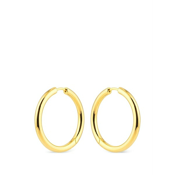 トムウッド メンズ ピアス・イヤリング アクセサリー Large hoop earrings Gold｜asty