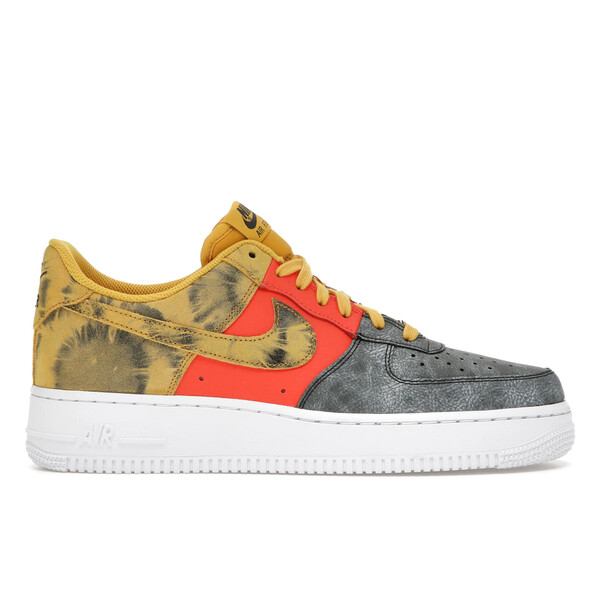 Nike ナイキ メンズ スニーカー 【Nike Air Force 1 Low Tie Dye Dark Sulphur】 サイズ US_10.5(28.5cm) Dark Sulfur/Dark Sulfur-Team Orange｜asty