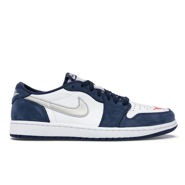 Jordan ジョーダン メンズ スニーカー  【Jordan 1 Low SB Midnight Navy】  大きさ US_8(26.0糎) Midnight Navy/White-Ember Glow-Metallic Silver
