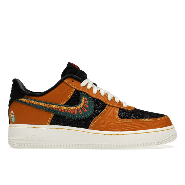 Nike ナイキ メンズ スニーカー 【Nike Air Force 1 Low Siempre Familia】 サイズ US_11.5(29.5cm) Black/Orange-Green-Yellow|asty