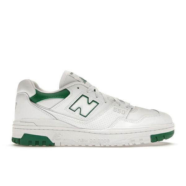 New Balance ニュー平衡にする メンズ スニーカー  【New Balance 550 White Classic Green】  大きさ US_8.5(26.5糎) White/Classic Pine/Summer Fog