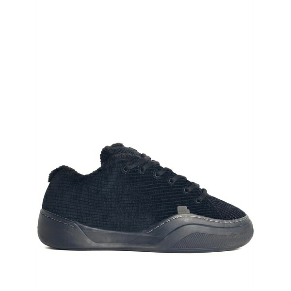エアル メンズ スニーカー シューズ Corduroy pirate vamp sneakers Black｜asty