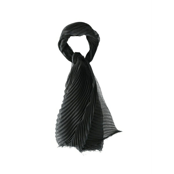 イッセイミヤケ レディース えり巻き・袈裟・えり巻き 付属物 Pleated scarf Black