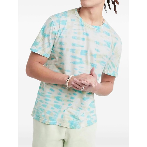 はやりっ児 メンズ プルオーバー トップス Tie-dye t-shirt Green
