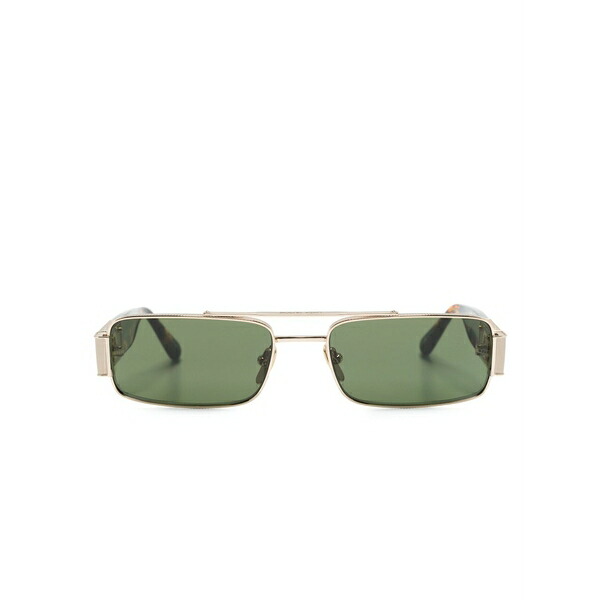 リンダ ファロー レディース サングラス&アイウェア アクセサリー Joey rectangle-frame sunglasses Gold|asty