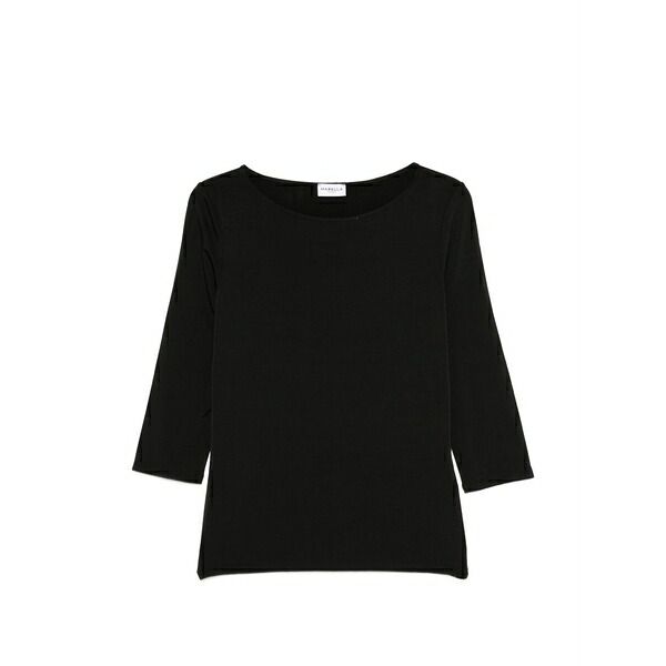マレーラ レディース Tシャツ トップス Euro round-neck top Black｜asty