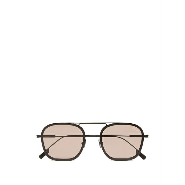 ゼニア メンズ サングラス・アイウェア アクセサリー Browline-frame sunglasses Brown|asty