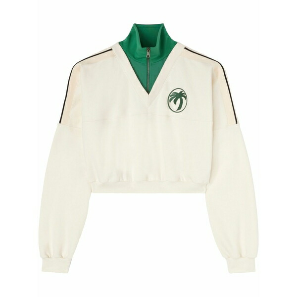 パーム・エンジェルス レディース 編み物\u0026スウェーター アウター Oval palm sweatshirt White
