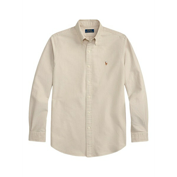 ラルフローレン メンズ シャツ トップス The iconic oxford embroidered shirt Neutrals