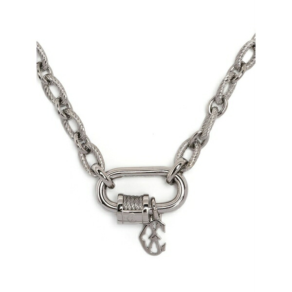シャリオール レディース ネックレス・チョーカー・ペンダントトップ アクセサリー Forever lock cable-link necklace Silver|asty