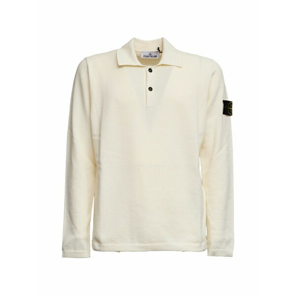 ストーンアイランド メンズ ポロシャツ トップス Button polo shirt Neutrals|asty