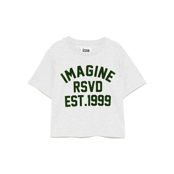 イズエ レディース Tシャツ トップス Graphic t-shirt Grey｜asty 8,036円