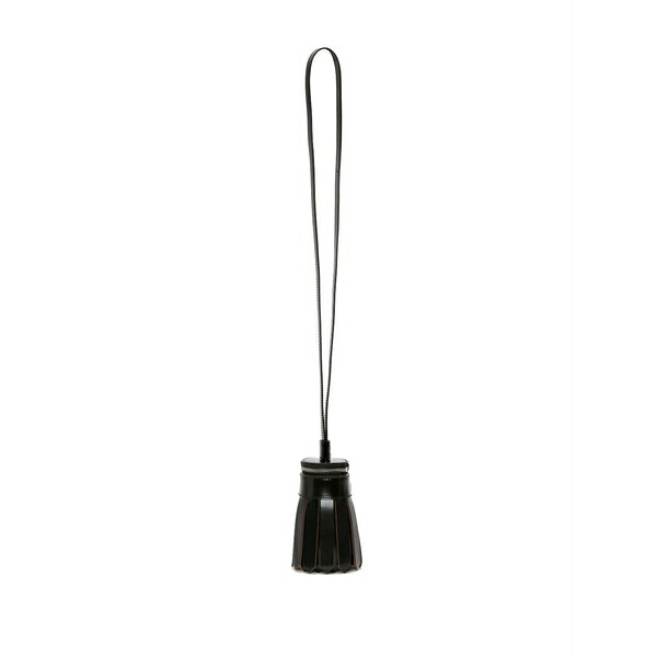 J.W.アンダーソン メンズ ショルダーバッグ 御徒面子 Mini tassel cross body bag Black