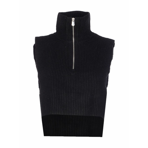 ピンコ レディース 厚地の外套 アウター Cipro high-neck dickie Black