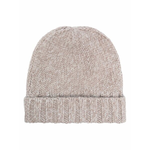 ル・カシャ レディース かぶり笠 添え物 Chunky beanie Neutrals