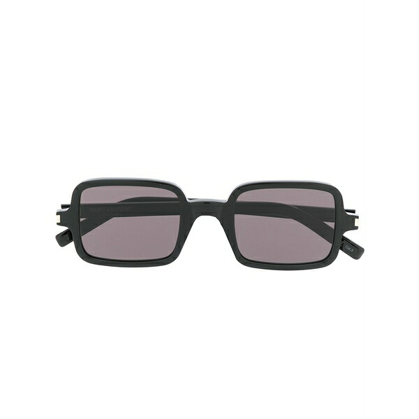 サンローラン アイウェア メンズ サングラス・アイウェア アクセサリー Square frame sunglasses Black｜asty