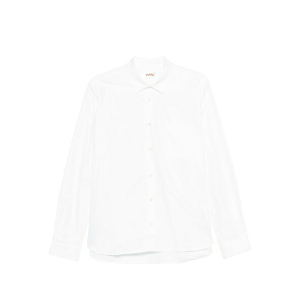 ワイエムシー メンズ シャツ トップス Organic cotton-blend shirt White|asty