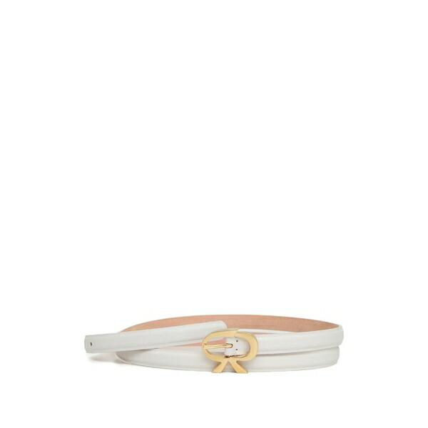 ジャンヴィト ロッシ レディース 三尺帯 付属物 Buckled leather belt White