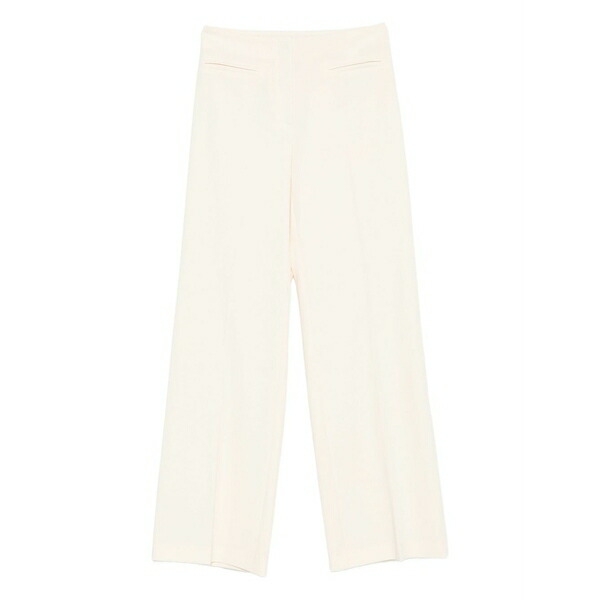 パトリツィア ペペ レディース カジュアルパンツ ボトムス High-waisted flared trousers White｜asty