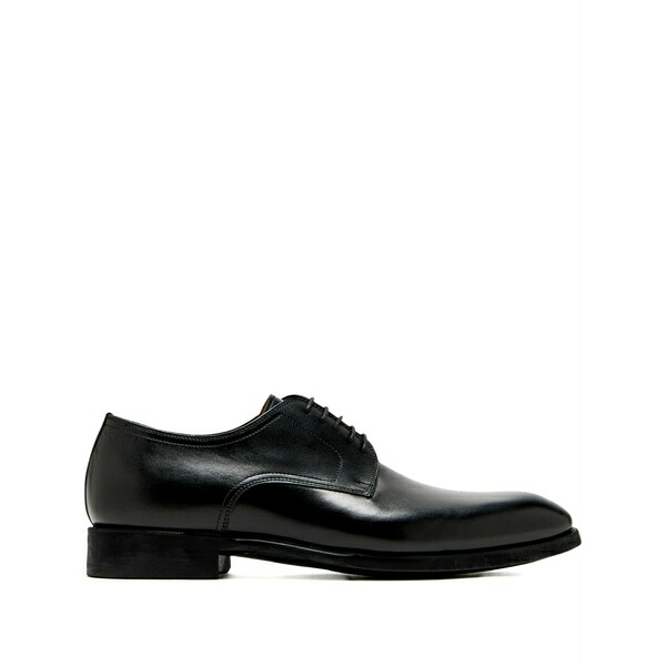マグナーニ メンズ 御召しものシューズ シューズ Leather derby shoes Black