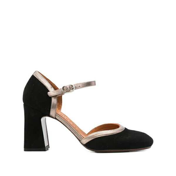 チエミハラ レディース パンプス シューズ 85mm ankle-strap block-heel pumps Black｜asty