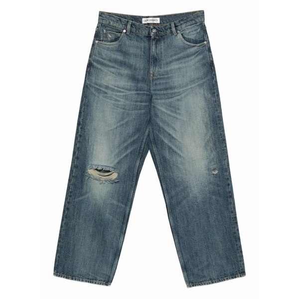 アワーレガシー メンズ デニムパンツ ボトムス Vast cut distressed jeans Blue｜asty