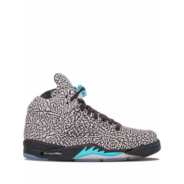 ジョーダン メンズ スニーカー シューズ Air jordan 5 3lab5 "elephant print" sneakers Grey｜asty