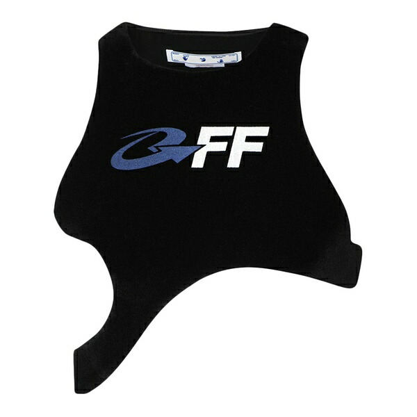 オフホワイト メンズ Tシャツ トップス Exact opposite cotton vest Black｜asty
