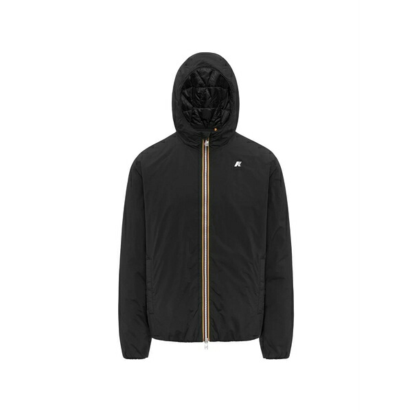ケイ通い路 メンズ 上衣＆上衣 アウター Hooded zip jacket Black
