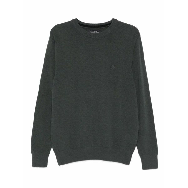 マルコポーロ メンズ パーカー・スウェットシャツ アウター Crewneck pullover sweater Green トップス-パーカー