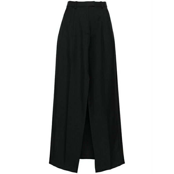 ビクターアンドロルフ レディース スカート ボトムス High-waist gabardine long skirt Black|asty