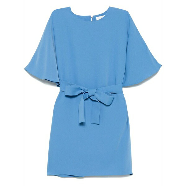 パロッシュ レディース ワンピース トップス Belted mini dress Blue｜asty