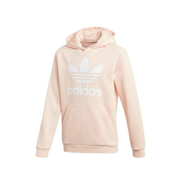 アディダス メンズ 胴締め 付属品 Trefoil hoodie Pink