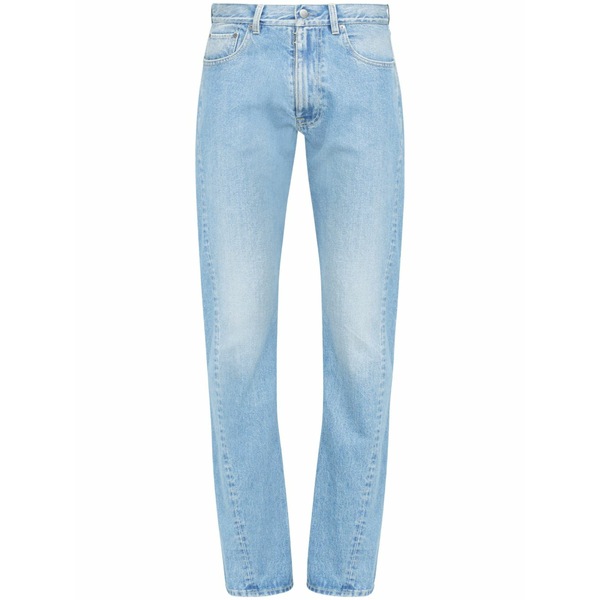 マルタンマルジェラ メンズ カジュアルパンツ ボトムス Turn-up cotton jeans Blue|asty