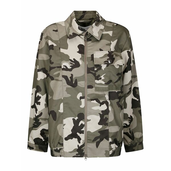 バウムウンドヘルガーデン レディース 上衣＆上衣 アウター Beline camouflage zipped jacket Green