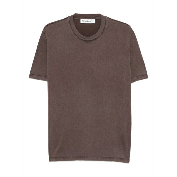 アワーレガシー メンズ プルオーバー トップス Crew-neck t-shirt Brown