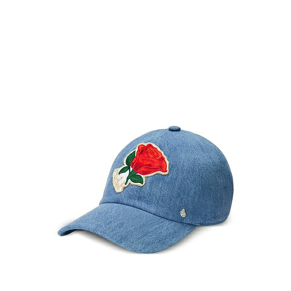 メゾンミッシェル レディース 帽子 アクセサリー Tiger cap Blue|asty
