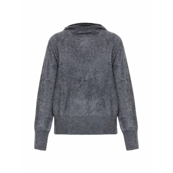 リサ・ヤン レディース ニット&セーター アウター Rosaline graphite brushed sweater Grey|asty