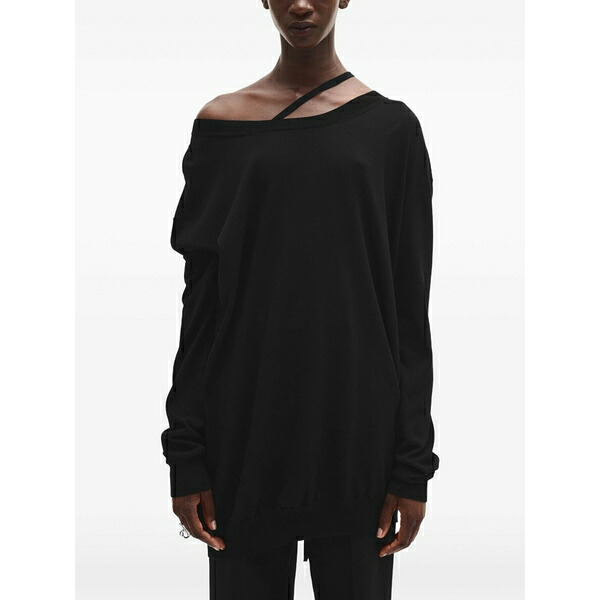 アン ドゥムルメステール レディース 編み物\u0026スウェーター アウター Helle jumper Black