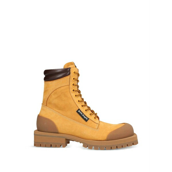 パーム・エンジェルス メンズ ブーツ シューズ Lace-up hiking boots Yellow
