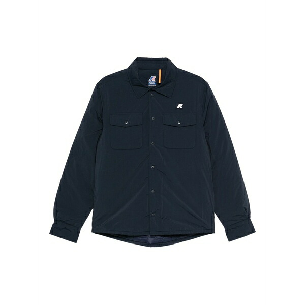 ケイウェイ メンズ シャツ トップス Flap-pocket shirt Blue