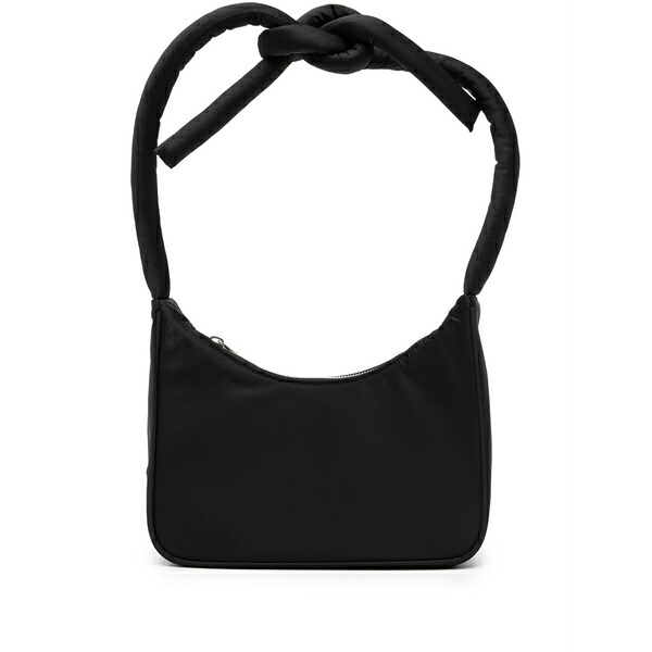 ゴエンジェイ レディース ショルダーバッグ バッグ Knot-strap shoulder bag Black|asty