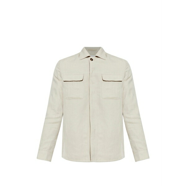 イレブンティ メンズ ジャケット&ブルゾン アウター Chest-pockets jacket Neutrals|asty