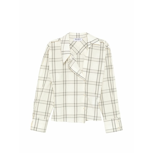 ジ アティコ レディース シャツ トップス Plaid shirt Neutrals|asty