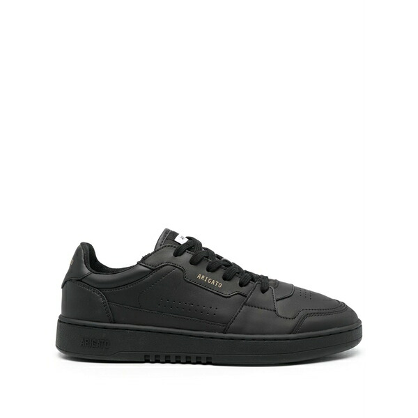 アクセルアリガト メンズ スニーカー シューズ Dice lo leather sneakers Black