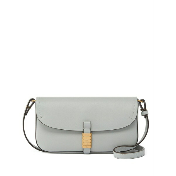 ピンコ レディース ショルダーバッグ 御徒面子 Leather shoulder bag Grey