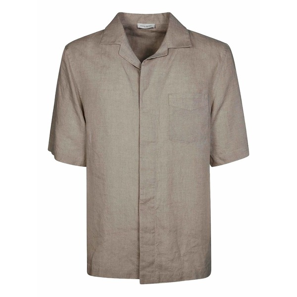 パウロペコラ メンズ プルオーバー トップス Short-sleeve pocket shirt Neutrals