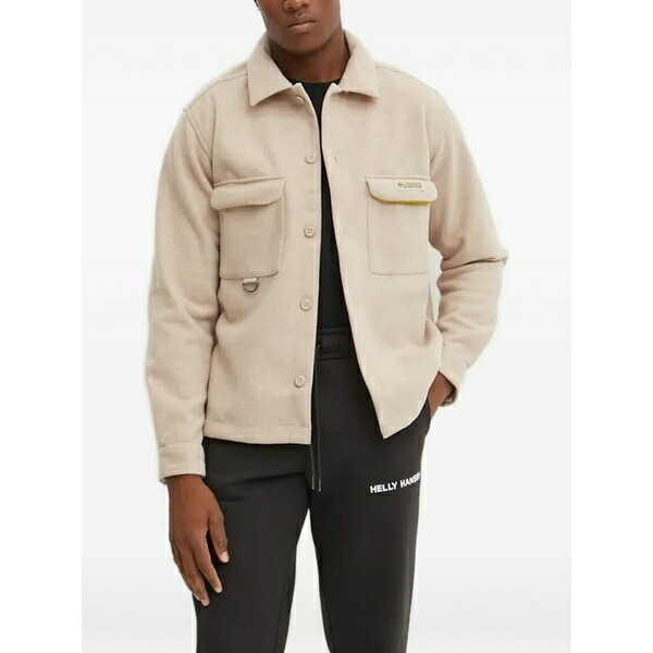 コロンビア メンズ 上衣＆上衣 アウター Flap-pockets shirt jacket Neutrals メンズファッション-コート・ジャケット