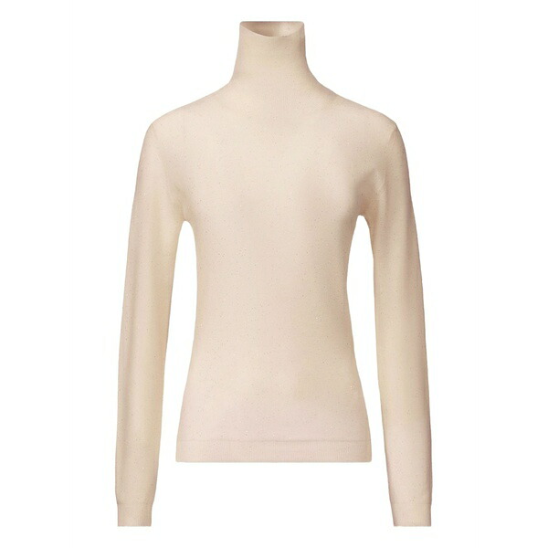 ファビアナ フィリッピ レディース 編み物\u0026スウェーター アウター Sequin-embellished roll-neck jumper Neutrals
