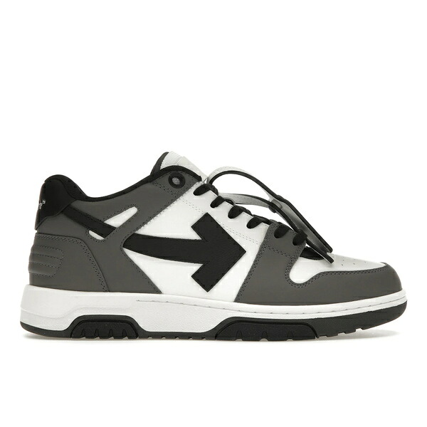 OFF-WHITE オフホワイト メンズ スニーカー 【OFF-WHITE Out Of Office OOO Low Tops Dark Gray Black】 サイズ US_11(29.0cm) Dark Gray/Black｜asty 131,400円